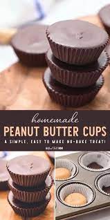 Homemade Peanut Butter Cups Video Homemade Peanut Butter Cups Fun Baking Recipes Peanut Butter Cups Recipe