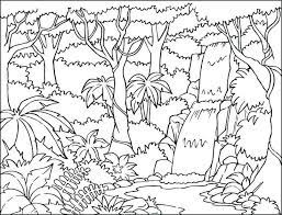 Download and print these nature scenes coloring pages for free. Natural Scenery Nature Coloring Pages For Kids Drawing With Crayons