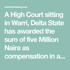 Libel Court Awards N5 Million Damages In Favour Of Hon Justice Godwin Gbemre Download Full Judgment Barristerng Com In 2020 Defamation Of Character Court Law Blog