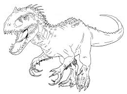 These free, printable summer coloring pages are a great activity the kids can do this summer when it. Indominus Rex Coloring Page Free Printable Coloring Pages For Kids Coloring Home