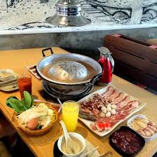 14 mookata thai korean bbq grill steak black cover aluminium electric set pan. Mookata Thai Bbq Restaurants In Singapore Shopsinsg