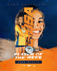 Kaya Weaver can do it all! 🔥 @conferenceusa Offensive Player of the Week,  following last week's Defensive honor! She's unstoppable! 💪 #PicksUp