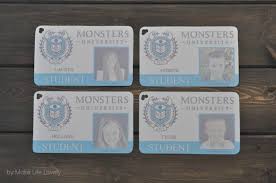 Print your card at home, or. Diy Disney Monsters University Plastic Photo Id Cards Make Life Lovely