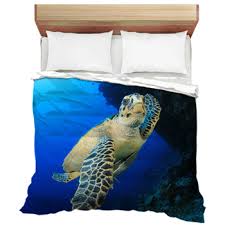 Turtle sea turtles tropical multi color green stunning fish cotton fabric fq. Turtle Comforters Duvets Sheets Sets Custom