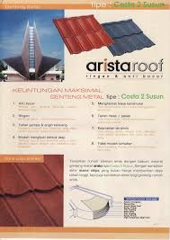 Selain itu, genteng juga perlu diposisikan kembali ke tempatnya. Genteng Metal Rainbow Arista Roof Bali Terbaru 2020 Baja Ringan Profil C Uk Z Hollow Gypsum Gntg Metal Atap Spandek Trimdek Alluminium Foil