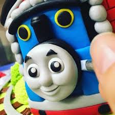 Happy Train Face Fondant Mold