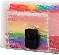 QGT Office Products 13 Grid Expanding File Folder A6 ...