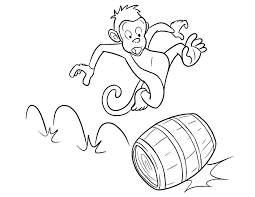 Monkey coloring sheets are both fun and educational. Free Printable Monkey Coloring Pages For Kids