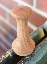 Turned Baby Rattle Granite Octopus