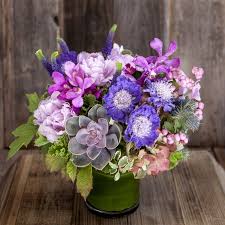Amethyst Purple Flower Arrangements Flower Bouquet Delivery Seasonal Flowers