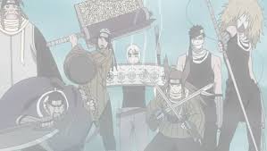 Seven Ninja Swordsmen Of The Mist Narutopedia Fandom He wielded the sword kabutowari a blunt sword that consists of a single sided axe and a hammer joined by a leather strap, which is said to be capable of breaking through any defense. seven ninja swordsmen of the mist
