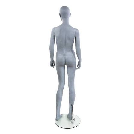 Girl Mannequin in Elegant Pose | Oval Head | Age 12 | Slate