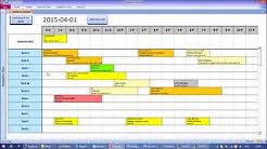 Ms Access Gantt Chart Management Tools Youtube