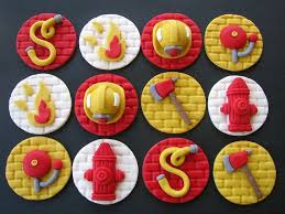 There are so many wonderful treats to serve at easter brunch, but we have to say—festively decorated cupcakes might the absolute cutest! Firefighter Cupcake Toppers Firefighter Cupcakes Fireman Cake Firefighter Birthday Cakes