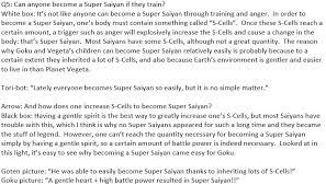 Dragon ball fans are already comparing this. Todd Blankenship On Twitter Alright Here S A Full Translation Of The S Cells And Super Saiyan God Questions From The New Toriyama Q A
