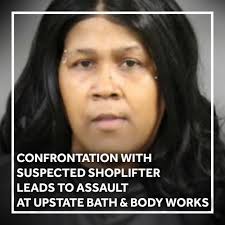 A woman with outstanding warrants in SC and GA has been arrested after  assaulting an employee at Bath & Body Works, according to deputies. Full  story here: https://shorturl.at/NTHLo