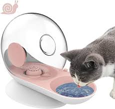 Amazon Com Leyomiao Cat Dog Water Bowl Dispenser Upgraded Automatic Pet Feeder With Non Rust Spring Stylish In 2020 Cat Fountain Pet Water Bowl Dog Water Dispenser