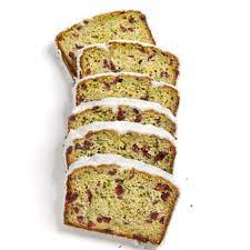 Zucchini Bread With Dried Cranberries And Vanilla Bean Glaze Recipe Food Network Recipes Recipes Dried Cranberries