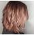 Ombre Short Hair With Pink Ends