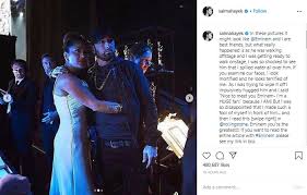 Salma hayek jiménez was born in coatzacoalcos, veracruz, mexico. Salma Hayek Shares Awkward Encounter With Eminem At Oscars 2020