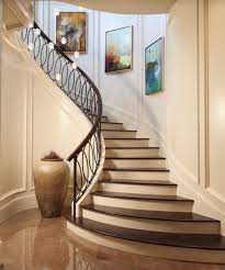 Pin By Rajesh Chowdary On Halls Stairs Entryways Modern Stair Railing Modern Stairs Transitional Staircase