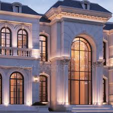 Private Villa Sarah Sadeq Architects Kuwait Classic House Design House Exterior Facade House