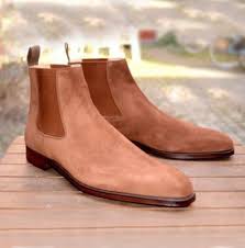 Try the chelsea boot the chelsea boot made their first debut as a legitimate style in the 1960s, when a similar boot appeared on the feet of the beatles. Chelsea Boots Mens Handmade Men Beige Boots Suede Leather Boot Footeria