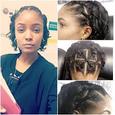 Pintrest rainbow rubber band braidless crochet half up half down hairstyle. Rubber Band Transition Hairstyle Transitioning Hairstyles Hair Styles Rubber Band Hairstyles