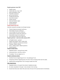 Use the same tense as in the active sentence. English Grammar Rules Pdf Grammatical Tense Linguistic Morphology