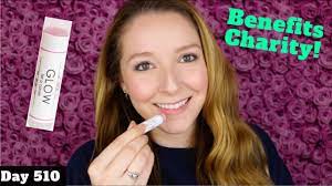 Glow For A Cause Lip Balm Review Day 510 Of Trying New Makeup Every Day Youtube