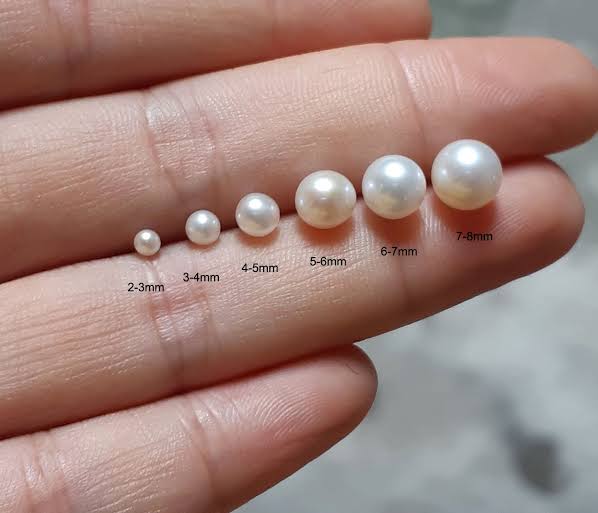 3-8mm High Luster Round Pearl Beads, 1.0mm Hole, Pearl, Genuine Natural  White Round Freshwater Loose Pearl PB1871 - Etsy