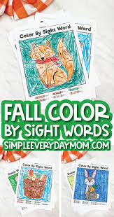 Maybe you would like to learn more about one of these? Fall Color By Sight Word Worksheets
