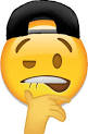 Fuckboy Emoji Lip Biting Emoji Sticker - Fuckboy Emoji Lip ...