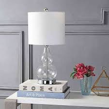 Jonathan Y Anya 20 5 Mini Glass Table Lamp In 2020 Led Table Lamp Glass Table Lamp Table Lamp