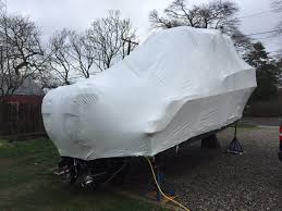 Durable and advanced boat wrap at awesome prices from trusted suppliers. Shrink Wrap Boat For Winter Storage Diy Success The Hull Truth Boating And Fishing Forum