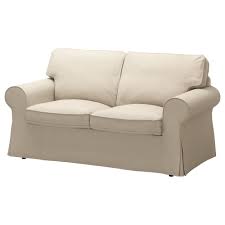 Ikea Ektorp Loveseat Nordvalla Dark Beige Seat Cushions Filled With High Resilience Foam And Polyester Fiber Wadding Pro Ikea Loveseat Ikea Sofa Love Seat