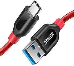 Usb type c cable, anker 180 degree right angle usb a to usb c gaming cord, compatible with samsung galaxy s10 plus s9 plus s8 plus note 9 note 10, lg v30 v20 g7 g6 g5, sony xz, and more. Anker Powerline 90cm Usb C Kabel Auf Usb 3 0 A Amazon De Elektronik