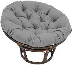 wentgo round papasan chair cushion thick comfortable outdoor egg seat cushions with ties lounge garden wic papasan chair papasan chair cushion chair cushions