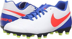 Nike Womens Tiempo Rio Iii Fg Soccer Cleat 12 Bm Us White Bright Crimson Racer Blue Learn More By Visiting The Image Link Th Nike Nike Women Soccer Cleats