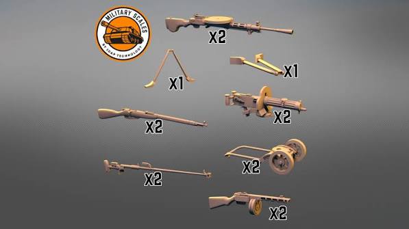 Weapons Of The Russian Infantry World War II IDAP Technology -PMI0394B