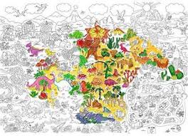 Giant halloween coloring poster a giant coloring posters for adults. Jar Melo Super Painter Giant Coloring Poster Prehistoric Era Doodle Art 45 3 X31 5 Kids Adult Theme Scene Enjoy Drawing Fun Super Painter Giant Coloring Poster Prehistoric Era Doodle Art 45