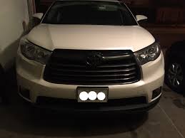 Toyota highlander base / base premium / limited / se / sport premium 2012, grille by truparts®. Toyota Highlander Grill