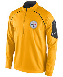 Nike Synthetic Men S Pittsburgh Steelers Alpha Fly Rush Quarter Zip Jacket In Yellow Black White Yellow For Men Lyst See more ideas about nike men, zip, quarter zip.