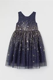 tulle dress with sequins dark blue kids h m us tulle skirts outfit girl dress patterns flower girl dresses blue