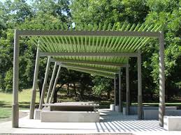Pecan Grove Park Pavilion Moderne Architektur Landschaftsarchitektur Architektur