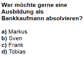 Schauen sie sich unser material an, indem sie ein kostenloses modell eines eignungstests der deutschen bundesbank herunterladen. Einstellungstest Bankkaufmann Mit Diesem Eignungstest Uben