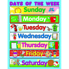 Find ideas for replacing cookies, crackers and chicken nuggets. Days Of The Week Poster Wall Chart Educational Kids Girl Children Mermaids Theme Preschool Toys Pretend Play Fzgil Toys Games