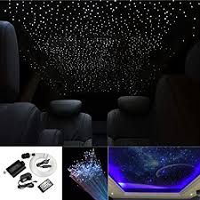 House optical fiber light,fibre optic lighting,led ceiling fibre optic lamp,led chandelier fibre optic light. Buy Huaxi 16w Rgbw Fiber Optic Star Ceiling Lights Kit Music Control Car Home Use Fibre Optical Light Kit Sound Sensor Light Source With 28key Rf Musical Remote And Fiber Cable 300pcs