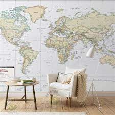 3d kamer behang aangepaste muurschilderingen non woven muursticker verse kleur wereldkaart foto 3d tv achtergrond muur be thuis behang kamer behang muur behang