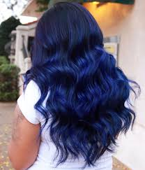 Hairstylist Visalia Ca On Instagram Blue Violet We Removed Her Permanent Dark Red Base And Dee Blue Black Hair Hair Color For Black Hair Dyed Hair Blue